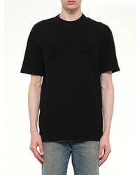 Balmain - Monogram Sponge T-Shirt Reg Fit - Lyst