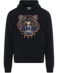 KENZO Black/yellow/blue Tiger Logo 
