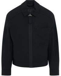 Jacquemus - Le Blouson Linu Jacket, Long Sleeves, , 100% Viscose - Lyst