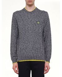 KENZO - Tiger Knit Sweatshirt - Lyst