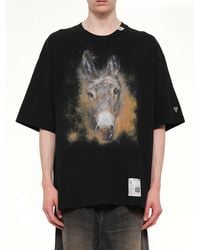 Maison Mihara Yasuhiro - Horse Printed T-Shirt - Lyst