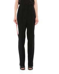 Givenchy - Crepe Satin Fit Pants - Lyst