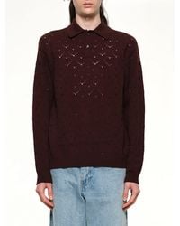 vowels - Eyelet Polo - Lyst