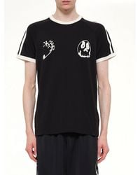 Y-3 - Skull Graphic 3 Stripe T-Shirt - Lyst
