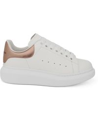 rose gold designer sneakers
