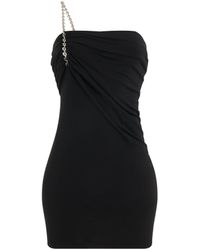 Givenchy - Shiny Crepe Jersey Mini Dress - Lyst