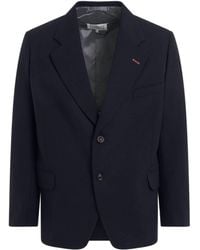 Maison Margiela - Herringbone Wool Jacket, Long Sleeves, 100% Cotton - Lyst