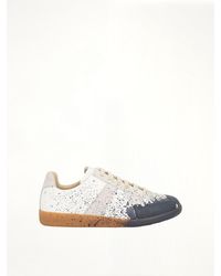 Maison Margiela - Replica Paint Splatter Sneakers, 100% Cotton - Lyst