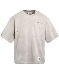 Maison Mihara Yasuhiro - Sun Faded T-Shirt, Round Neck, Short Sleeves, , 100% Cotton - Lyst