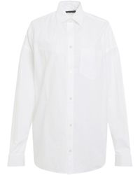 Balenciaga - Cocoon Shirt, Long Sleeves, , 100% Cotton - Lyst