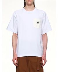 Sacai - Carhartt Wip Cotton Jersey T-Shirt - Lyst