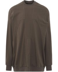 Rick Owens - 'Splintered Peter Long Sleeves T-Shirt, , 100% Cotton, Size: Small - Lyst