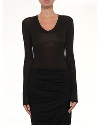 Entire studios - Circle Neck Bodysuit - Lyst