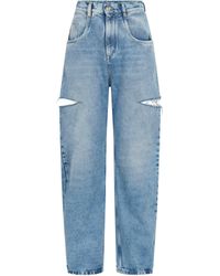 Maison Margiela - Slash Loose Fit Denim Jeans, , 100% Cotton - Lyst