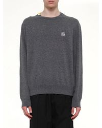 Loewe - Anagram Knit Sweater - Lyst