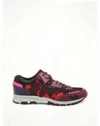 Lanvin - Paneled Sneakers - Lyst