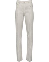 Maison Margiela - Frayed Straight Leg Jeans, , 100% Cotton - Lyst