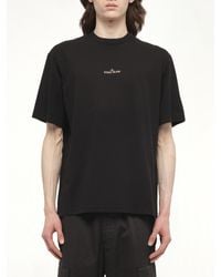 Stone Island - 210003 Bleeding Numbers Compass Short Sleeve T-Shirt, 100% Cotton, Size: Small - Lyst