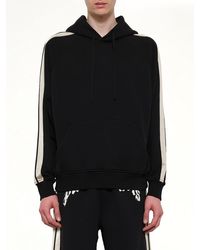 Palm Angels - Back Curved Logo Track Hoodie - Lyst
