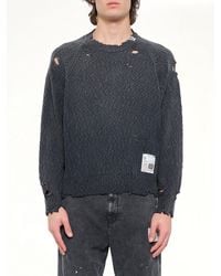 Maison Mihara Yasuhiro - Sun Faded Knit Pullover - Lyst