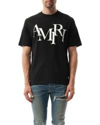 Amiri - T-Shirt With Printed Logo - Lyst