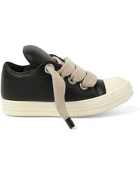 Rick Owens - Jumbolaced Low Sneakers, 100% Calf Leather - Lyst