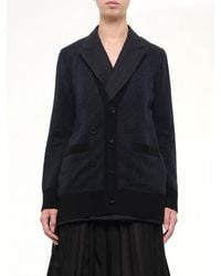 Sacai - Double-Faced Herringbone X Wool Knit Cardigan - Lyst