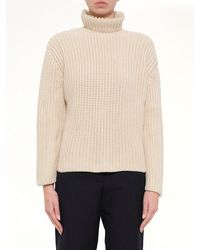 Loewe - Crop Pearls Sweater - Lyst