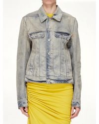 Rick Owens - Trucker Worker Jacket, 100% Cotton - Lyst