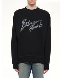 Balmain - Big Paris Brush Sweatshirt Reg - Lyst