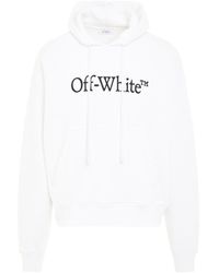 Off-White c/o Virgil Abloh - Off- Big Bookish Skate Fit Hoodie, Long Sleeves, 100% Cotton, Size: Large - Lyst