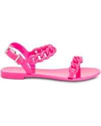 Givenchy - Jelly Flat Sandals, 100% Rubber - Lyst
