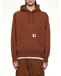 Sacai - Carhartt Wip Cotton Jersey Hoodie - Lyst