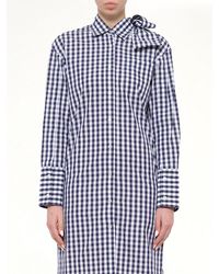JWA - Gingham Shirt Dress - Lyst