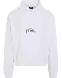 we11done - Layered Logo Hoodie, Long Sleeves, 100% Cotton, Size: Small - Lyst