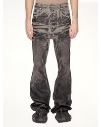 Rick Owens - Bolan Bootcut Washed Foil, 100% Cotton - Lyst