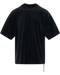 Mastermind Japan - Velour Boxy Fit T-Shirt, Short Sleeves, , 100% Cotton, Size: Large - Lyst