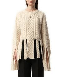 Coperni - Shredded Knit Sweater - Lyst