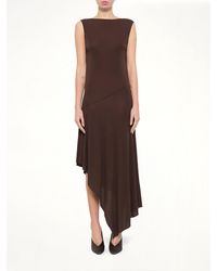Alaïa - Jersey Crepe Backless Dress - Lyst
