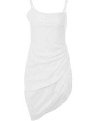 Jacquemus - Saudade Asymmetric Draped Mini Dress - Lyst
