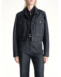 Lemaire - Cropped Blouson With Studs - Lyst