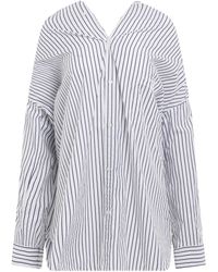 Balenciaga - Knotted Vareuse Shirt, Long Sleeves, /, 100% Cotton - Lyst