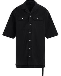 Rick Owens - Cotton Poplin Magnum Tommy Shirt, , 100% Cotton, Size: Medium - Lyst