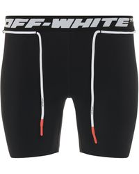 Off-White c/o Virgil Abloh - Off- Athleisure Logo Band Shorts - Lyst