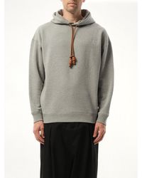 Loewe - Leather Tassel Hoodie, Long Sleeves, 100% Cotton, Size: Small - Lyst