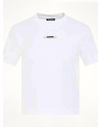 Jacquemus - Gros Grain Logo T-Shirt - Lyst