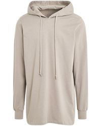 Rick Owens - 'Drawstring Long Hoodie, Long Sleeves, , 100% Cotton, Size: Small - Lyst