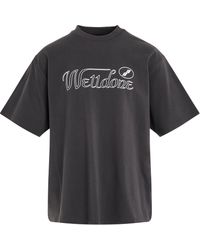 we11done - Cursive Symbol Logo Large T-Shirt, Short Sleeves, , 100% Cotton, Size: Medium - Lyst