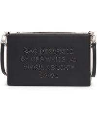 Off-White c/o Virgil Abloh - Off- Block Stud Pouch Quote, /, 100% Leather - Lyst