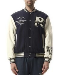 Represent - Owners Club Varsity Bomber Jacket, 100% Leather, Size: Large - Lyst